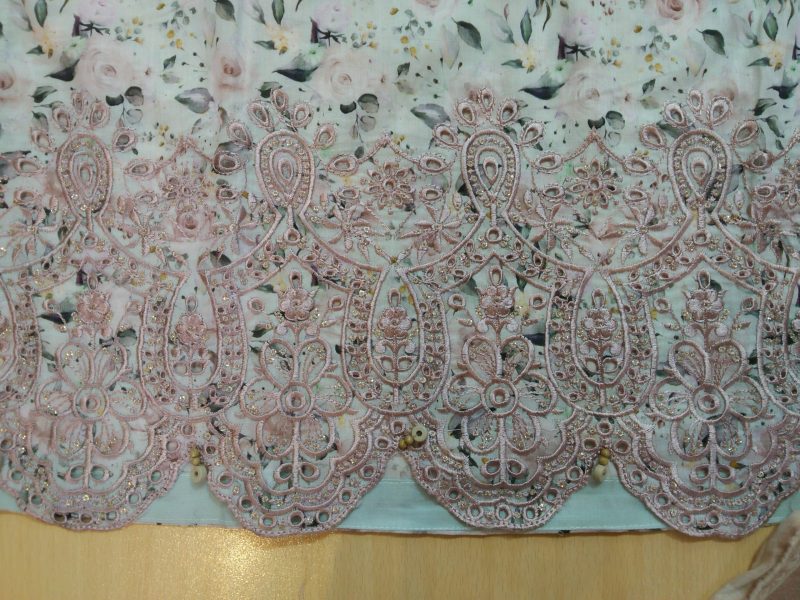 Tawakkal Cotton Cambric Fabric Stitched Dress new